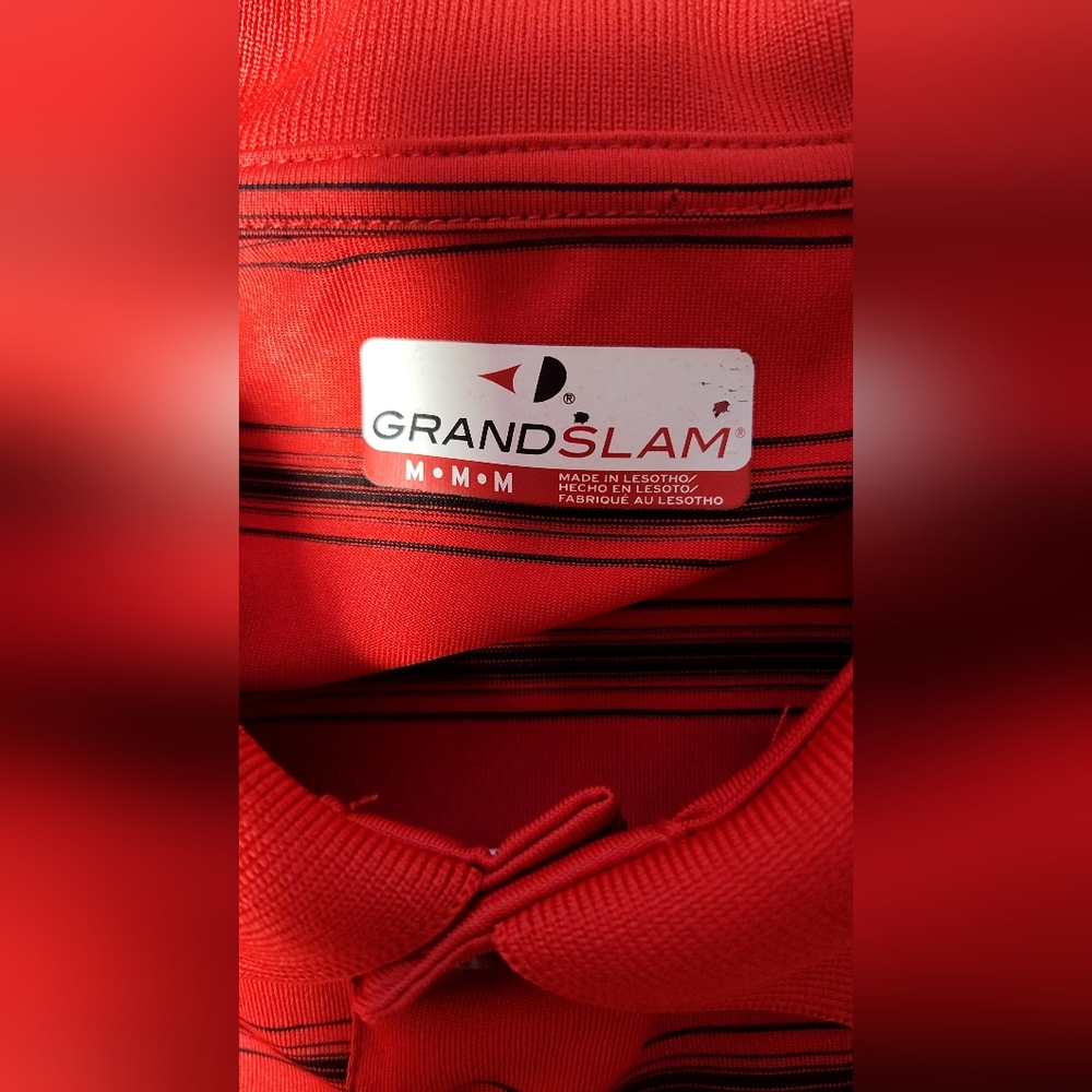 Men's Polo Shirt - Grand Slam - Size Medium - Excellent Condition - Picture 4 of 4